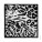 Silk scarf Lina White & Black - UFM028F-2 - variant Ps UFM028F