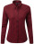 PW352 Maxton Check Womens Long Sleeve Shirt - PW352_Black_Red-(ca.-Pantone-201C) - variant Ls 1000296412