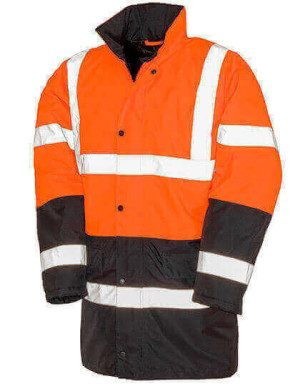 RT452 Motorway 2-Tone Safety Coat - Reklamnepredmety