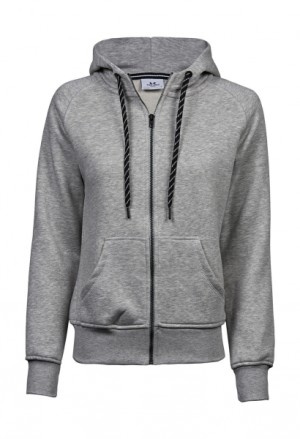 Damen-Kapuzenpullover mit Reißverschluss - Reklamnepredmety