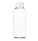 Transparente Flasche mit einem weißen Verschluss von 90 ml