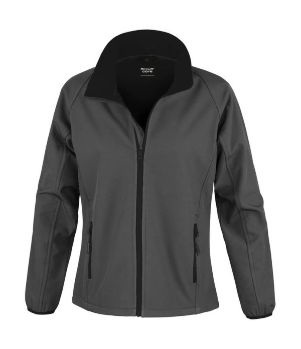 Bedruckbare Damen Soft Shell Jacke