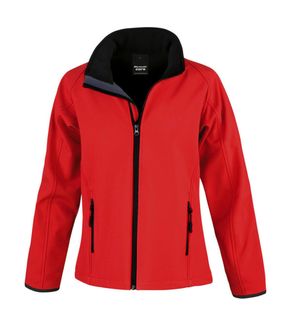 Bedruckbare Damen Soft Shell Jacke