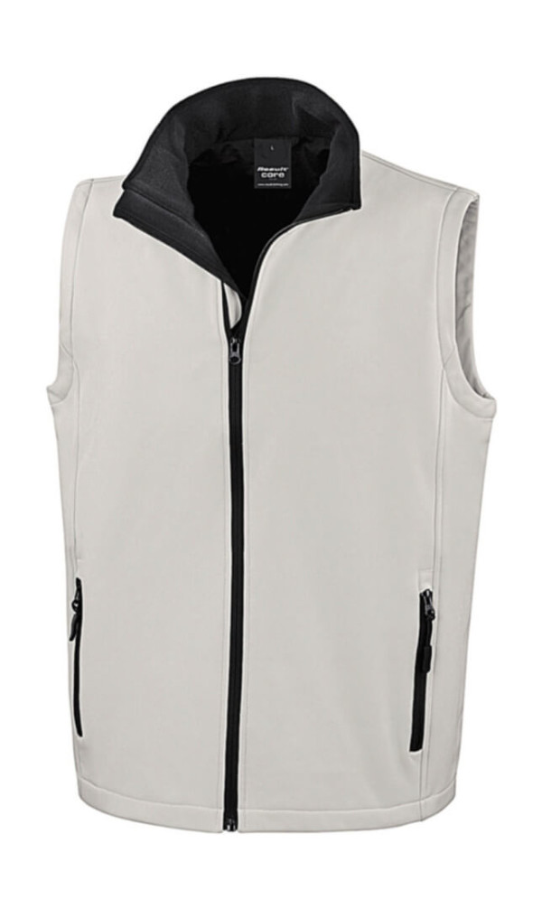 Bedruckbarer Soft Shell Bodywarmer