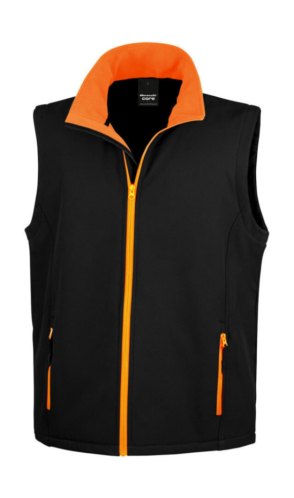 Bedruckbarer Soft Shell Bodywarmer