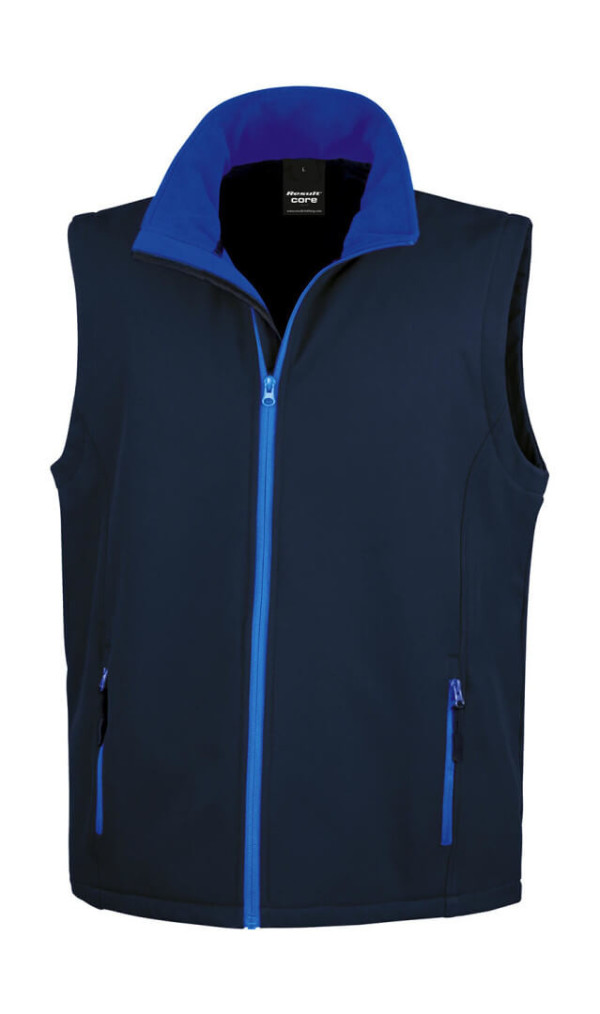 Bedruckbarer Soft Shell Bodywarmer