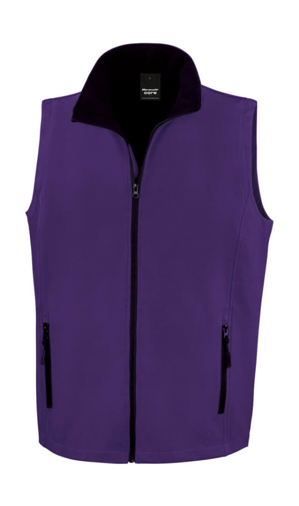 Bedruckbarer Soft Shell Bodywarmer