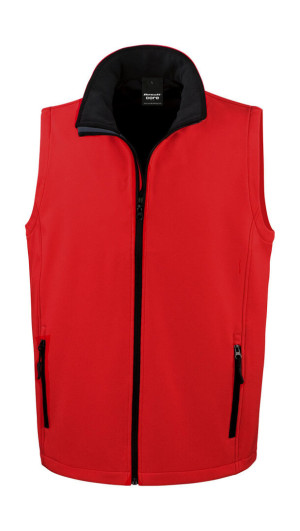 Bedruckbarer Soft Shell Bodywarmer - Reklamnepredmety