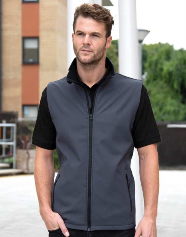 Bedruckbarer Soft Shell Bodywarmer
