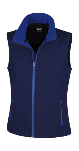 Bedruckbarer Damen Soft Shell Bodywarmer - Reklamnepredmety