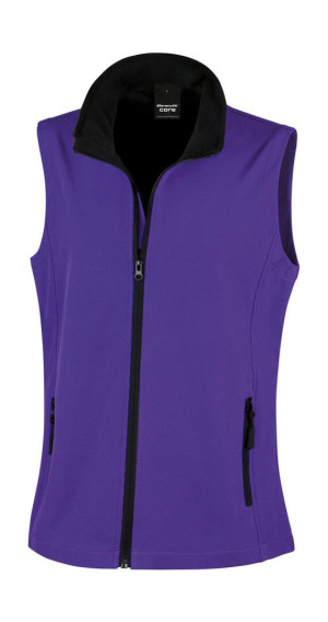 Bedruckbarer Damen Soft Shell Bodywarmer - Reklamnepredmety