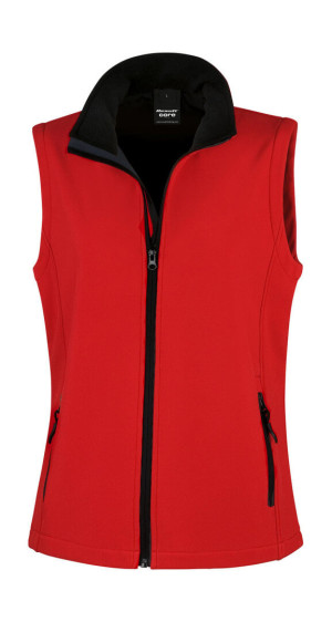 Bedruckbarer Damen Soft Shell Bodywarmer - Reklamnepredmety