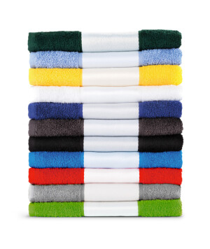 Bedruckbares Handtuch mit bedruckbarem Rand, 50 × 100 cm – verschiedene Farben - Reklamnepredmety