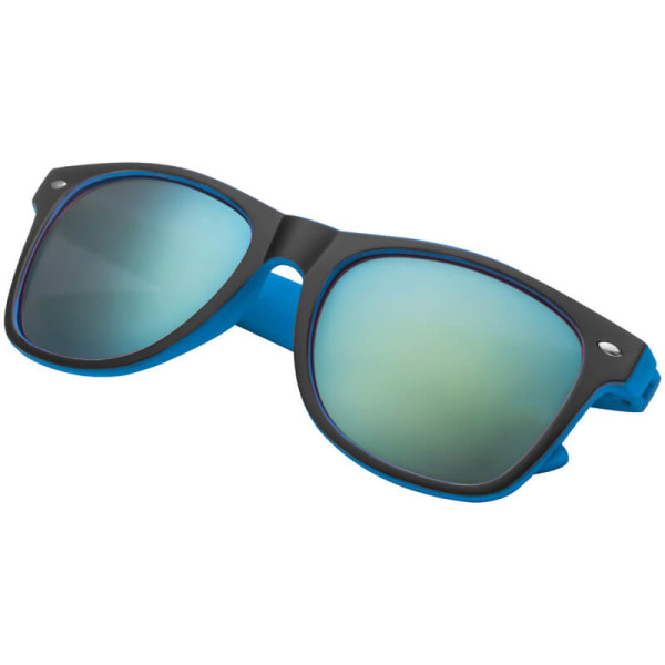 Stilvolle zweifarbige Kunststoffsonnenbrille