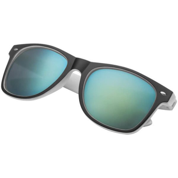 Stilvolle zweifarbige Kunststoffsonnenbrille