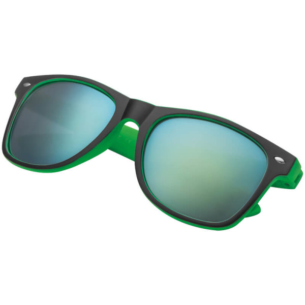 Stilvolle zweifarbige Kunststoffsonnenbrille