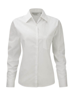 Baumwoll-Popelin Bluse LA