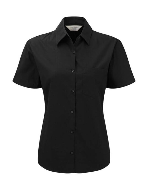 Baumwolle-Popelin Bluse