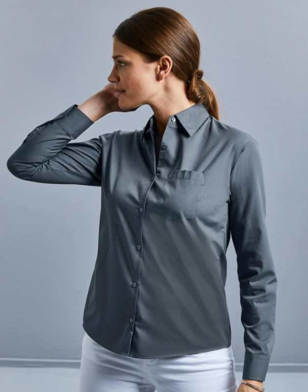 Popelin Bluse LA