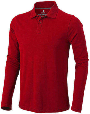 Oakville Langarm-Poloshirt für Herren - Reklamnepredmety