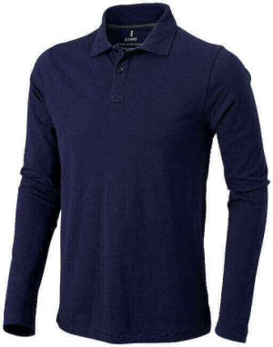 Oakville Langarm-Poloshirt für Herren - Reklamnepredmety